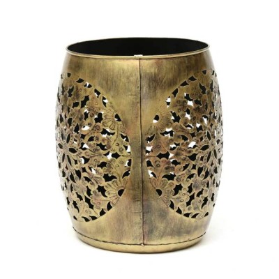 Craftpreneurs India Brown Brass Finish Table Tea Light Holder